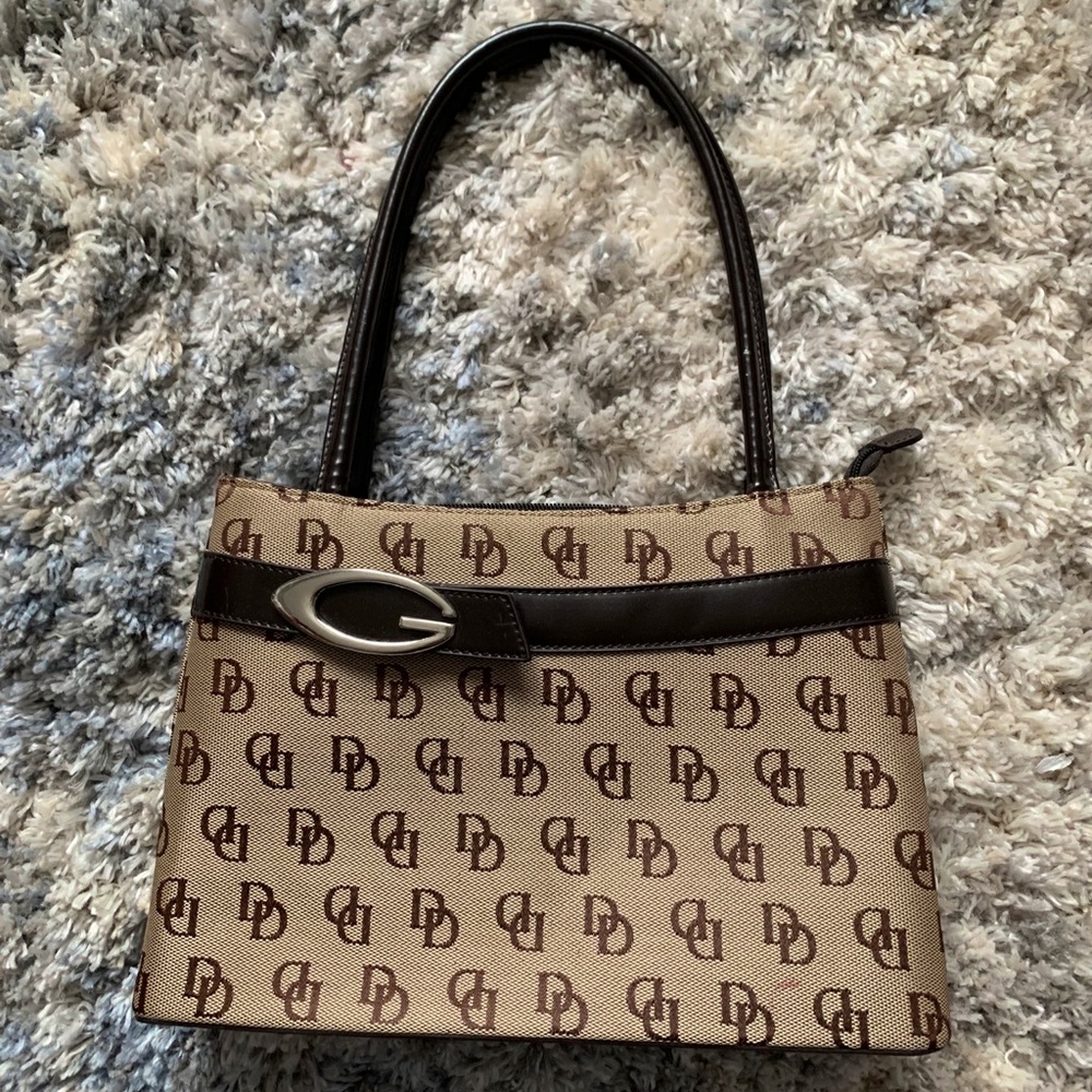 BROWN VINTAGE ESQUE HANDBAG